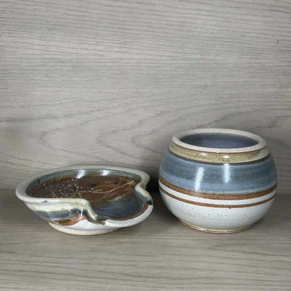 Don Salisbury Studio Pottery Spoon Rest Bowl Washington Pacific Northwest Potter